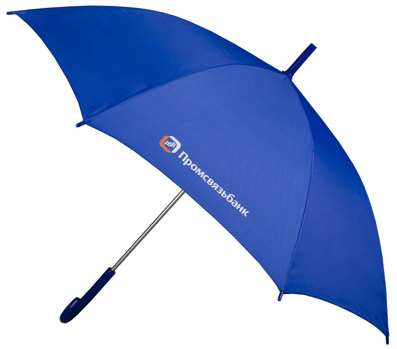 Зонт-трость Unit Promo, синий (артикул 1233.40) - фото 4 - id-p88636603