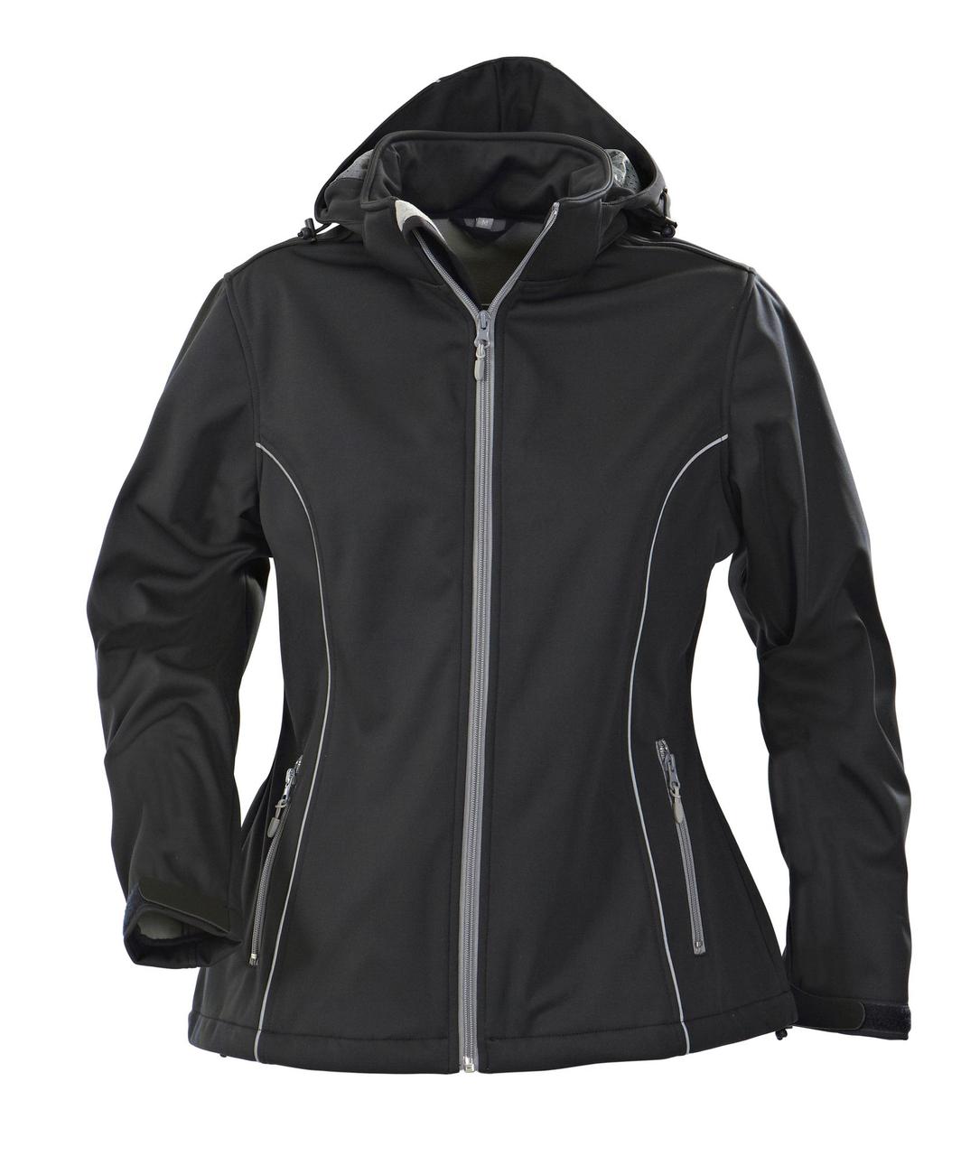 Куртка софтшелл женская Hang Gliding, черная (артикул 6559.30) - фото 1 - id-p88643490