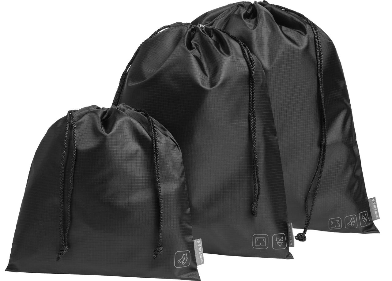 Дорожный набор сумок Stora, черный (артикул 10104.30)
