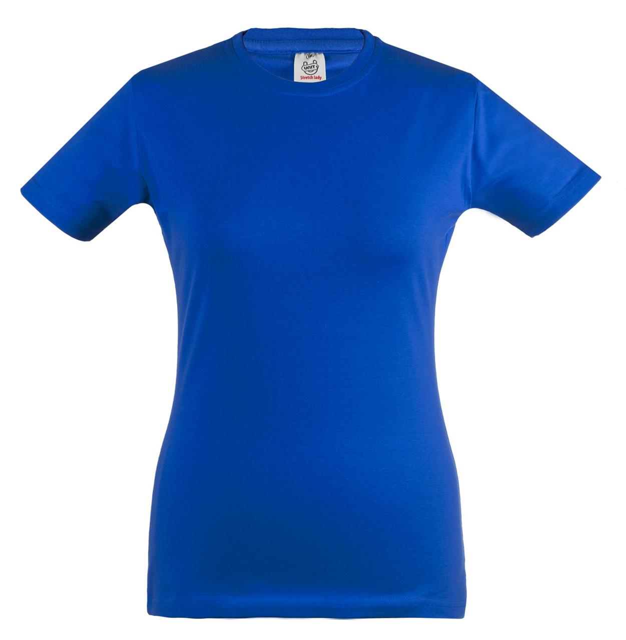 Футболка женская Unit Stretch 190 ярко-синяя (артикул 6674.44) - фото 1 - id-p88634685