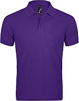 Рубашка поло мужская Prime Men 200 темно-фиолетовая (артикул 00571712)