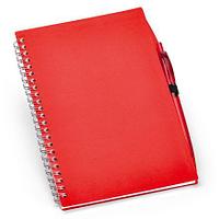 Блокнот с ручкой Loop Up, красный (артикул 74128.50)