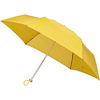 Складной зонт Alu Drop S, 3 сложения, механический, желтый (горчичный) (артикул CK1-26003)
