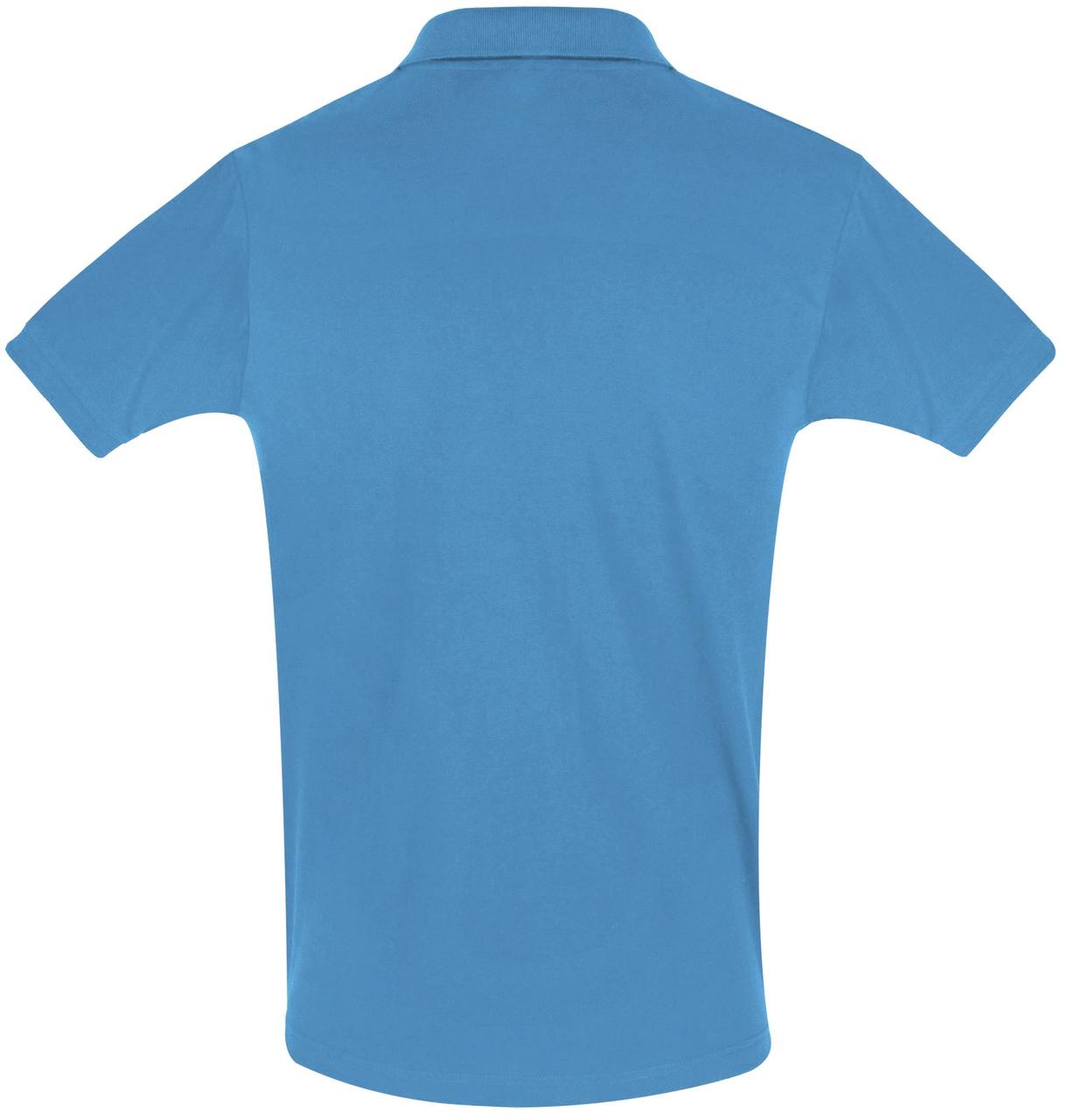 Рубашка поло мужская Perfect Men 180 бирюзовая (артикул 11346321) - фото 2 - id-p88638589