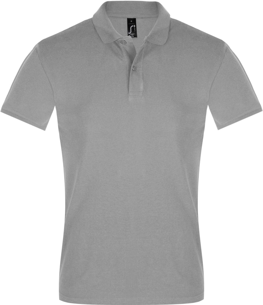 Рубашка поло мужская Perfect Men 180 серый меланж (артикул 11346360) - фото 1 - id-p88638595