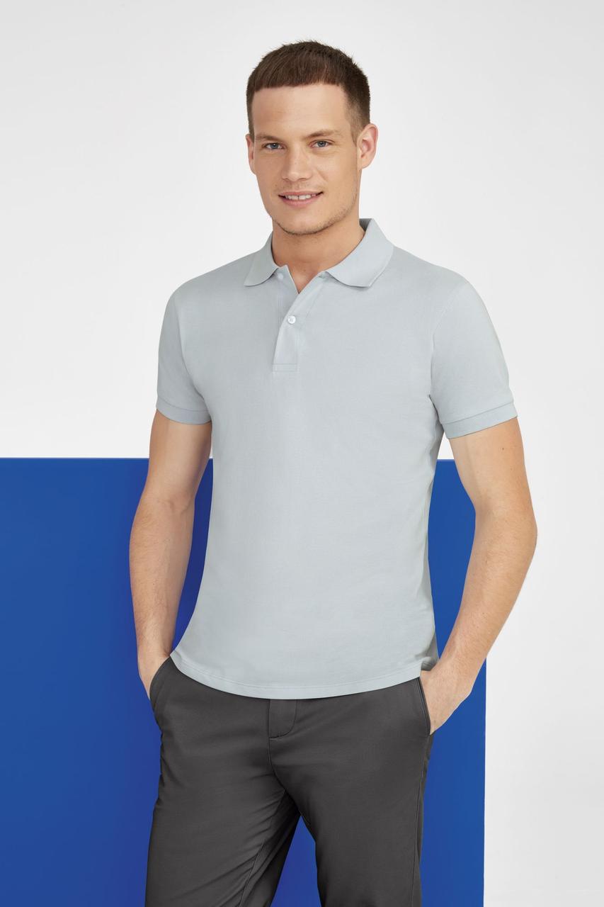 Рубашка поло мужская Perfect Men 180 ярко-синяя (артикул 11346241) - фото 4 - id-p88638600
