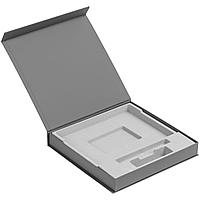Коробка Memoria под ежедневник, аккумулятор и ручку, серая (артикул 11701.10)