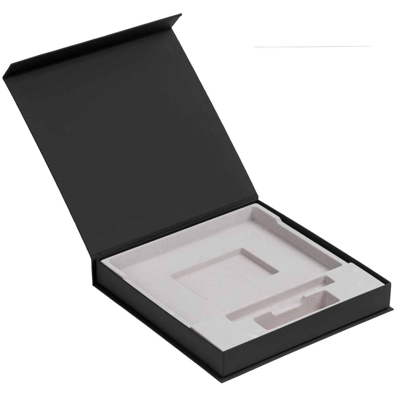 Коробка Memoria под ежедневник, аккумулятор и ручку, черная (артикул 11701.30)