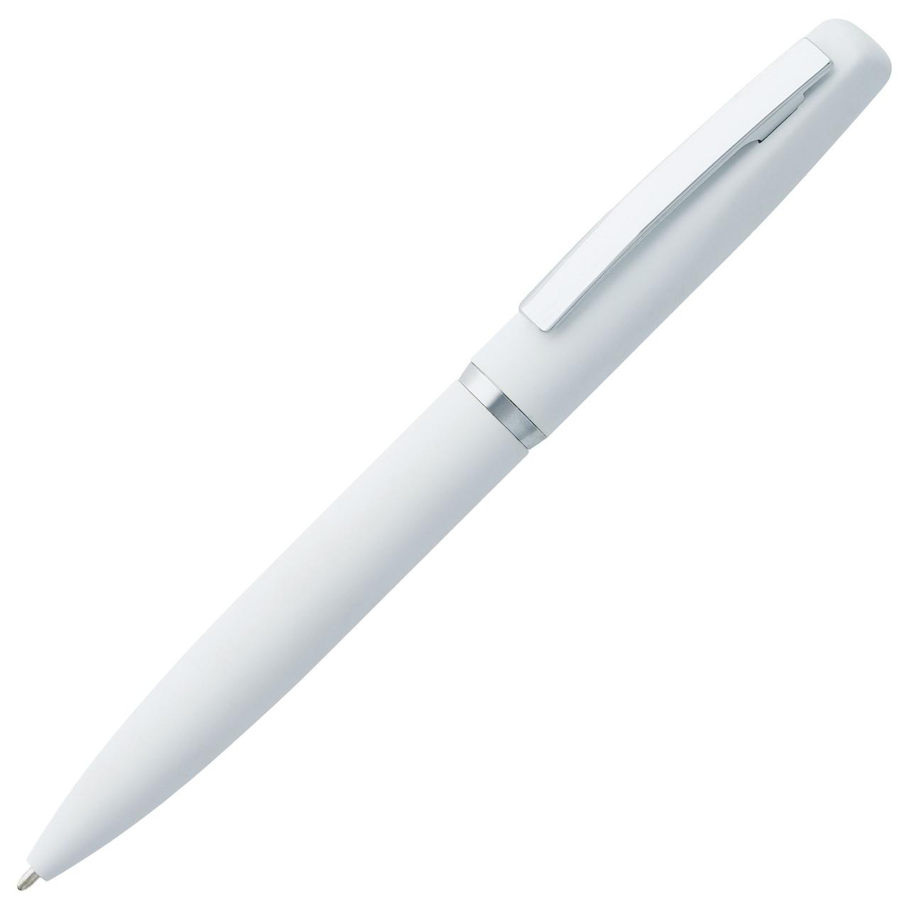 Ручка шариковая Bolt Soft Touch, белая (артикул 3140.60)
