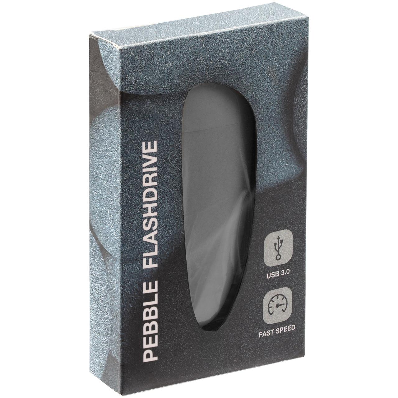 Флешка Pebble, серая, USB 3.0, 16 Гб (артикул 11811.06) - фото 3 - id-p88638652