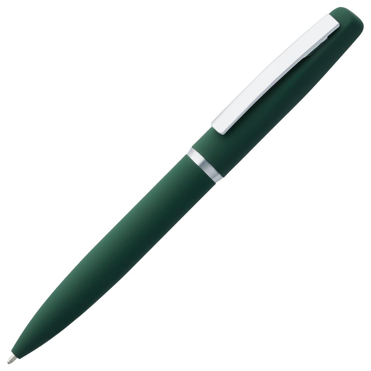 Ручка шариковая Bolt Soft Touch, зеленая (артикул 3140.90)