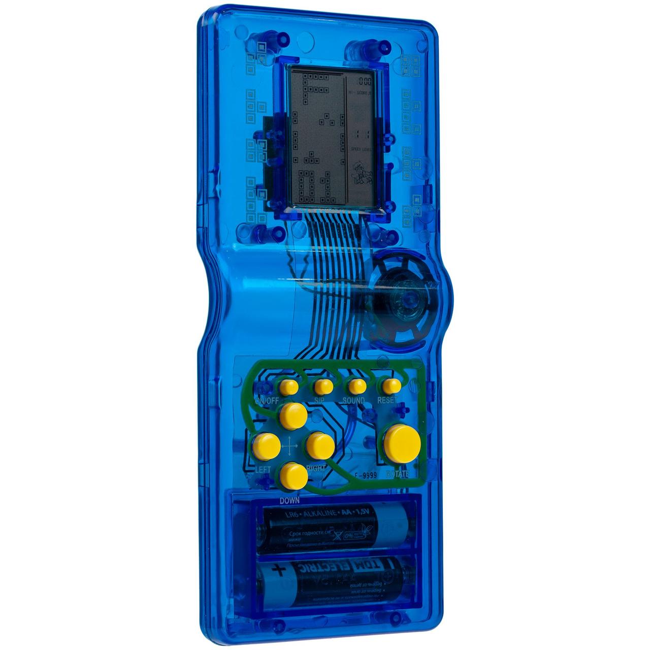 Игровая консоль Tetramino Transparent, синяя (артикул 12883.40)