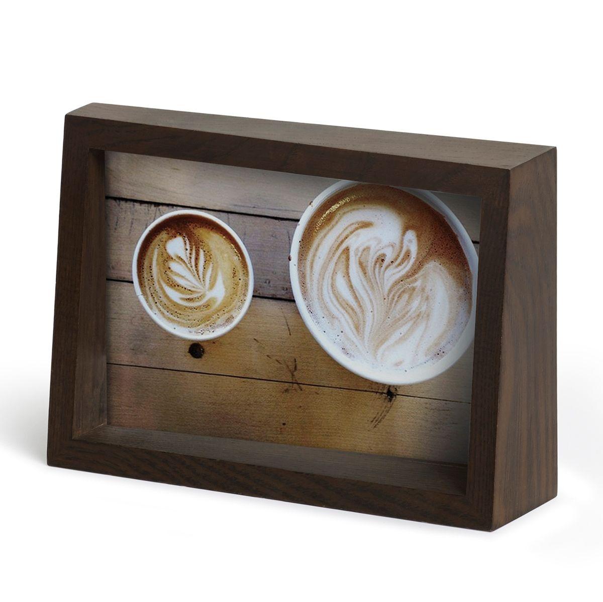 Рамка для фотографий Edge, малая, состаренный орех (артикул 10292.01)