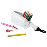 Набор Hobby с цветными карандашами и точилкой, белый (артикул MKT5139whit)