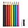 Набор Hobby с цветными карандашами и точилкой, красный (артикул MKT5139red), фото 3