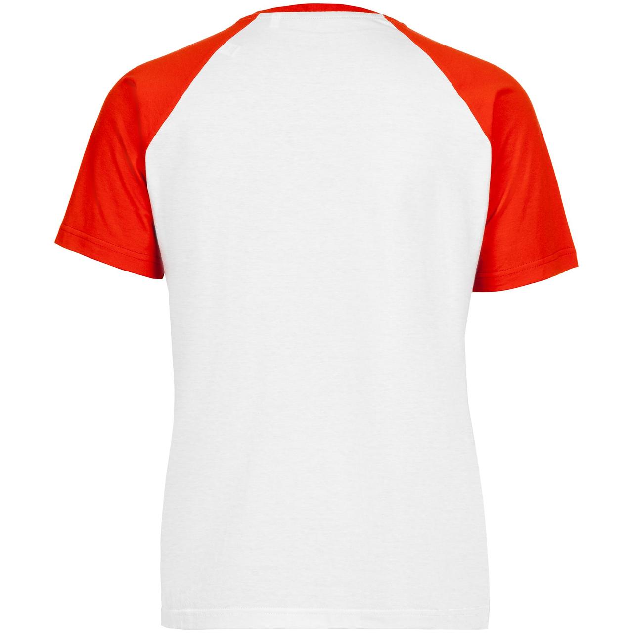 Футболка мужская T-bolka Bicolor, белая с красным (артикул 11141.50) - фото 2 - id-p88635780