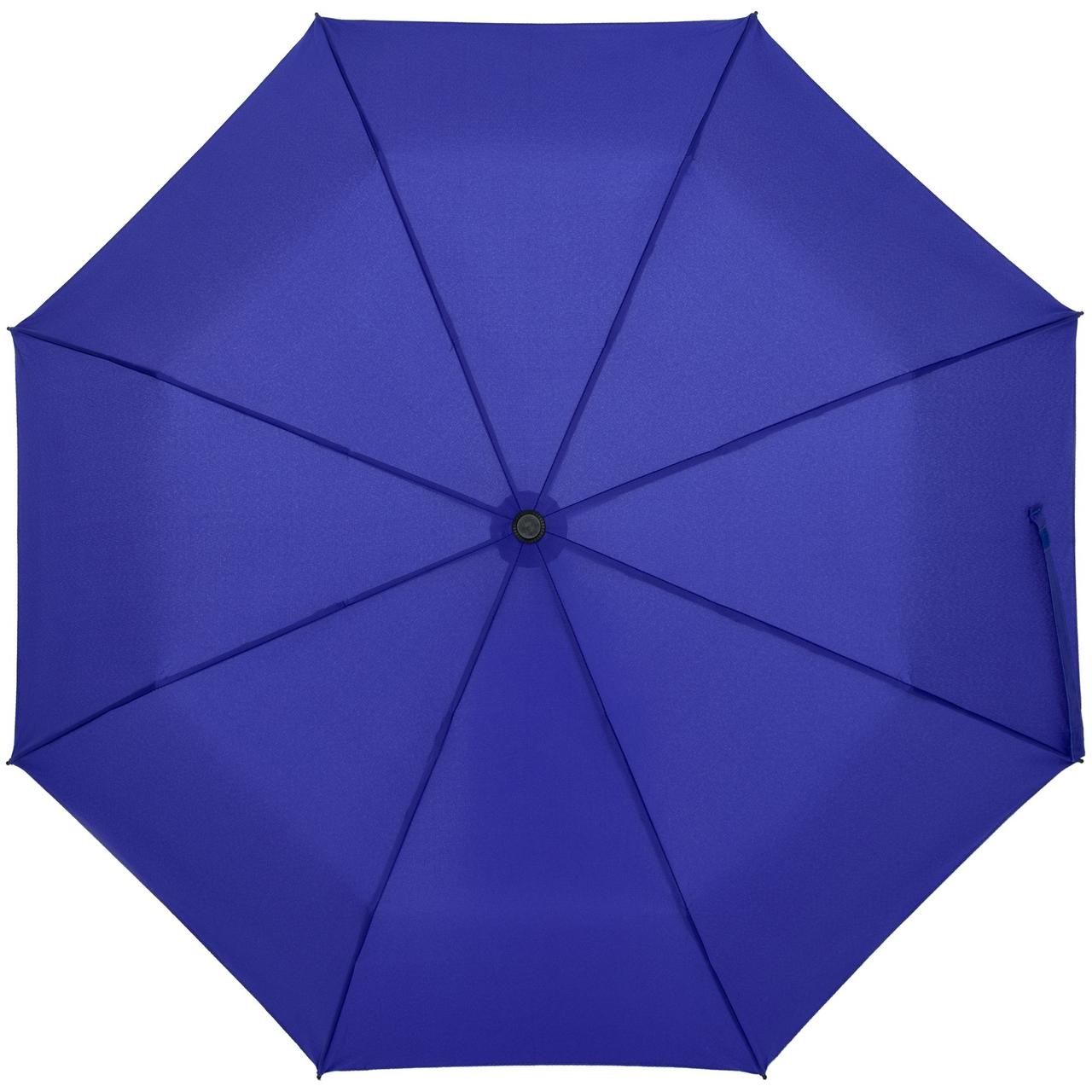 Зонт складной Clevis с ручкой-карабином, ярко-синий (артикул 10992.44), фото 1