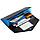Органайзер для путешествий Envelope, черный с голубым (артикул 7066.34), фото 5