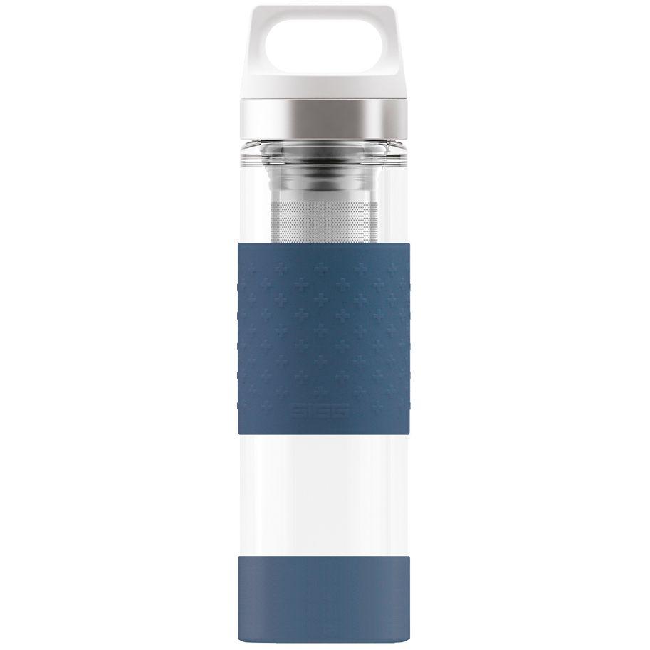 Бутылка для воды Glass WMB, синяя (артикул 12869.40)