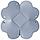 Корзина Corona, большая, серо-голубая (артикул 7912.14), фото 3