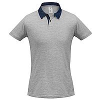 Рубашка поло мужская DNM Forward серый меланж (артикул PMD30933)