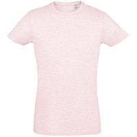 Футболка мужская приталенная Regent Fit 150, розовый меланж (артикул 00553151)