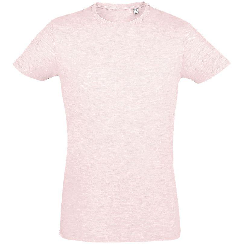 Футболка мужская приталенная Regent Fit 150, розовый меланж (артикул 00553151) - фото 1 - id-p88635809