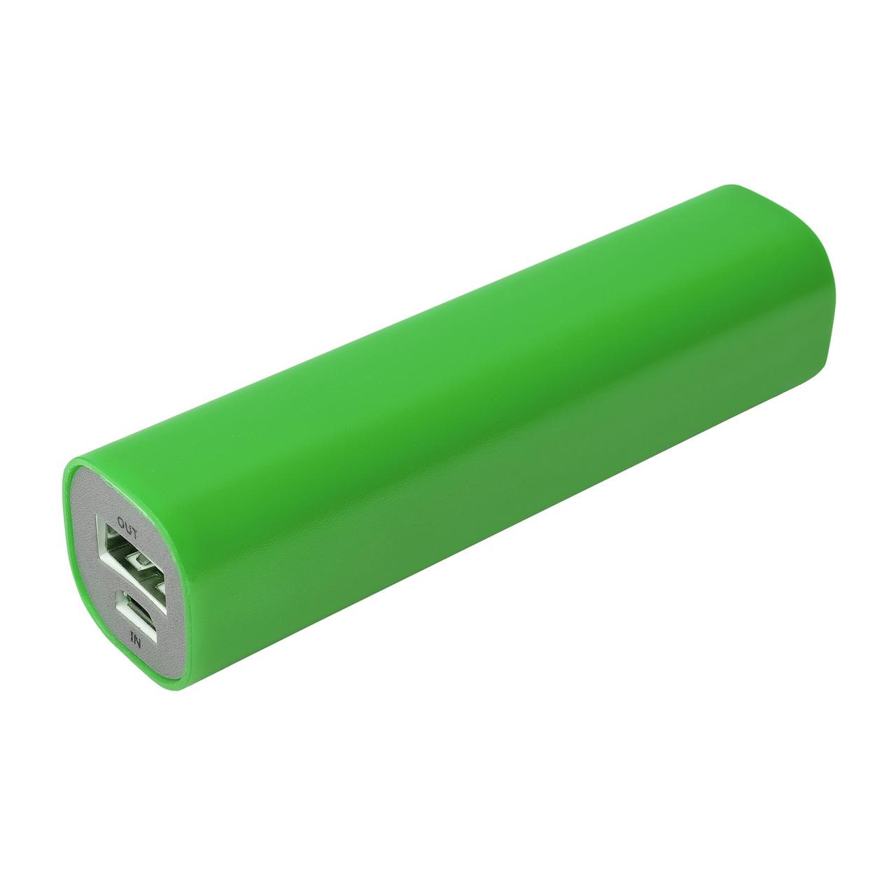 Внешний аккумулятор Easy Shape 2000 мАч, ярко-зеленый (артикул 5740.90) - фото 1 - id-p88634825