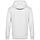 Толстовка с капюшоном на молнии унисекс King, белая (артикул WU03K001), фото 2
