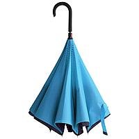 Зонт наоборот Unit Style, трость, сине-голубой (артикул 7772.40)