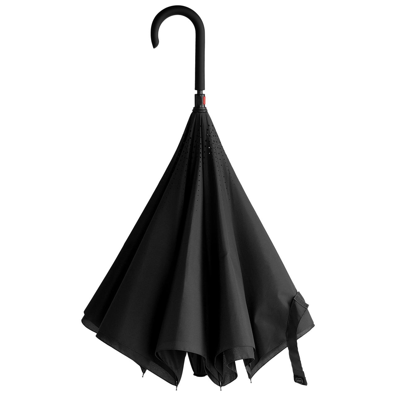 Зонт наоборот Unit Style, трость, черный (артикул 7772.30) - фото 1 - id-p88640667