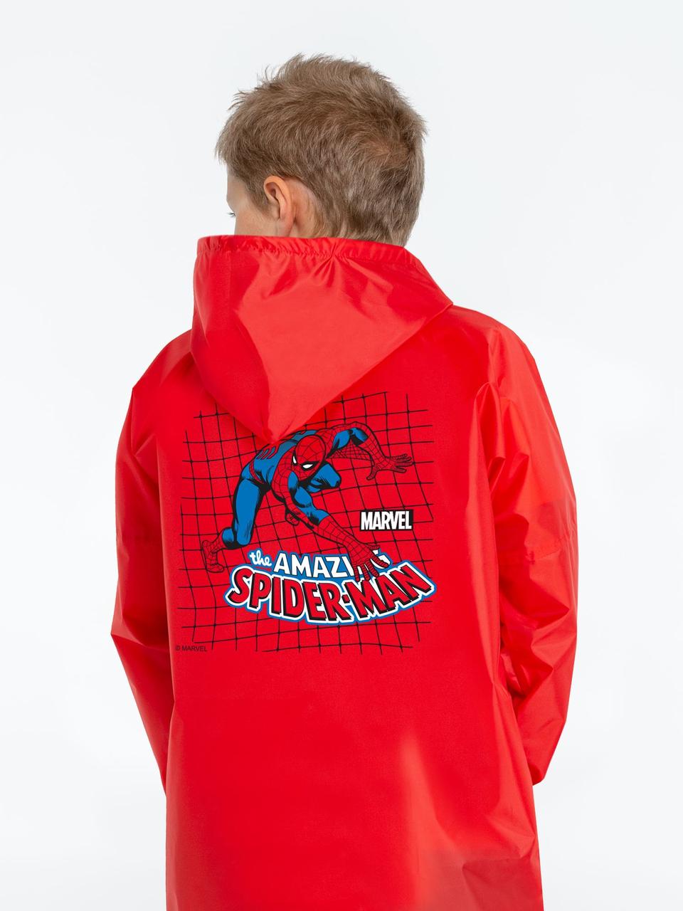 Дождевик детский Amazing Spider-Man, красный (артикул 44438.50) - фото 4 - id-p88639731