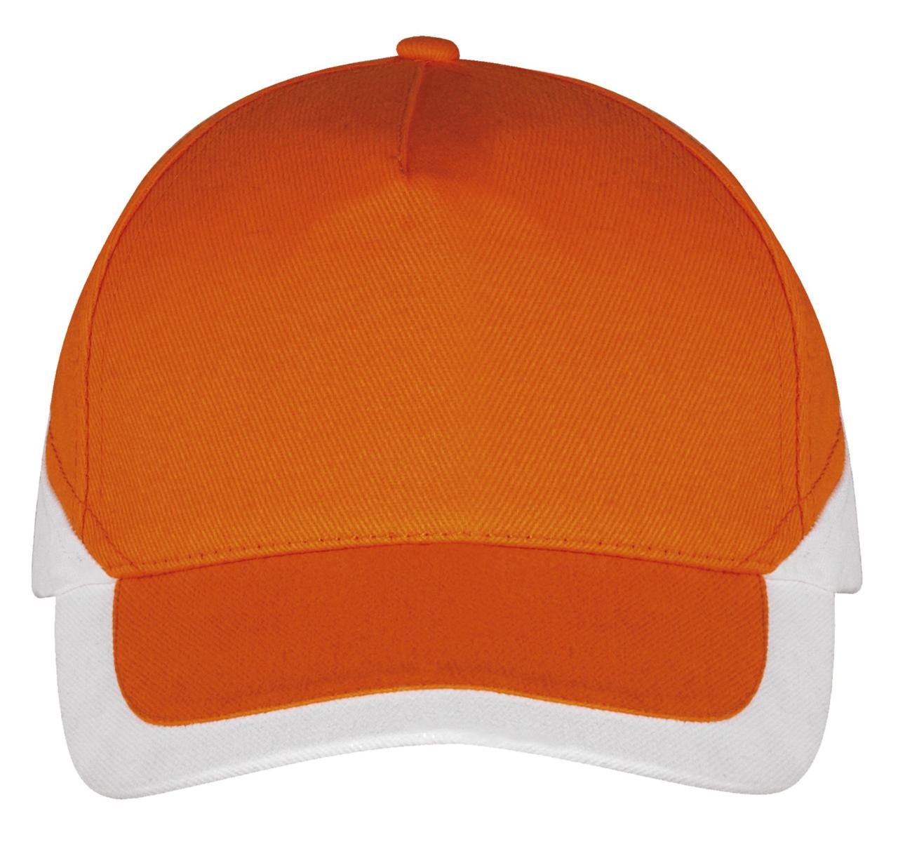 Бейсболка Booster, оранжевая с белым (артикул 6537.26) - фото 2 - id-p88634840