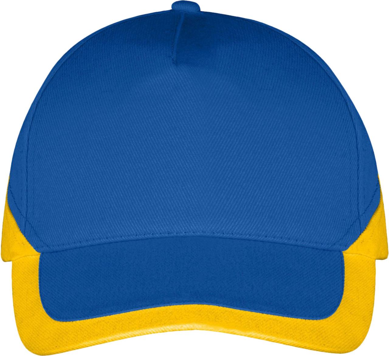 Бейсболка Booster, ярко-синяя с желтым (артикул 6537.48) - фото 2 - id-p88634846