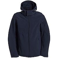 Куртка мужская Hooded Softshell темно-синяя (артикул JM950003)