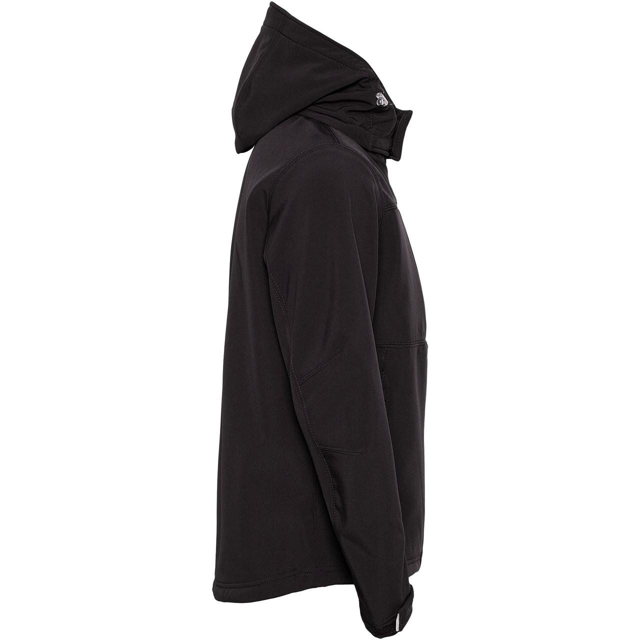 Куртка мужская Hooded Softshell черная (артикул JM950002) - фото 2 - id-p88643649