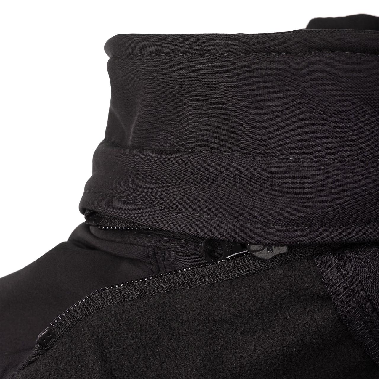Куртка мужская Hooded Softshell черная (артикул JM950002) - фото 4 - id-p88643649