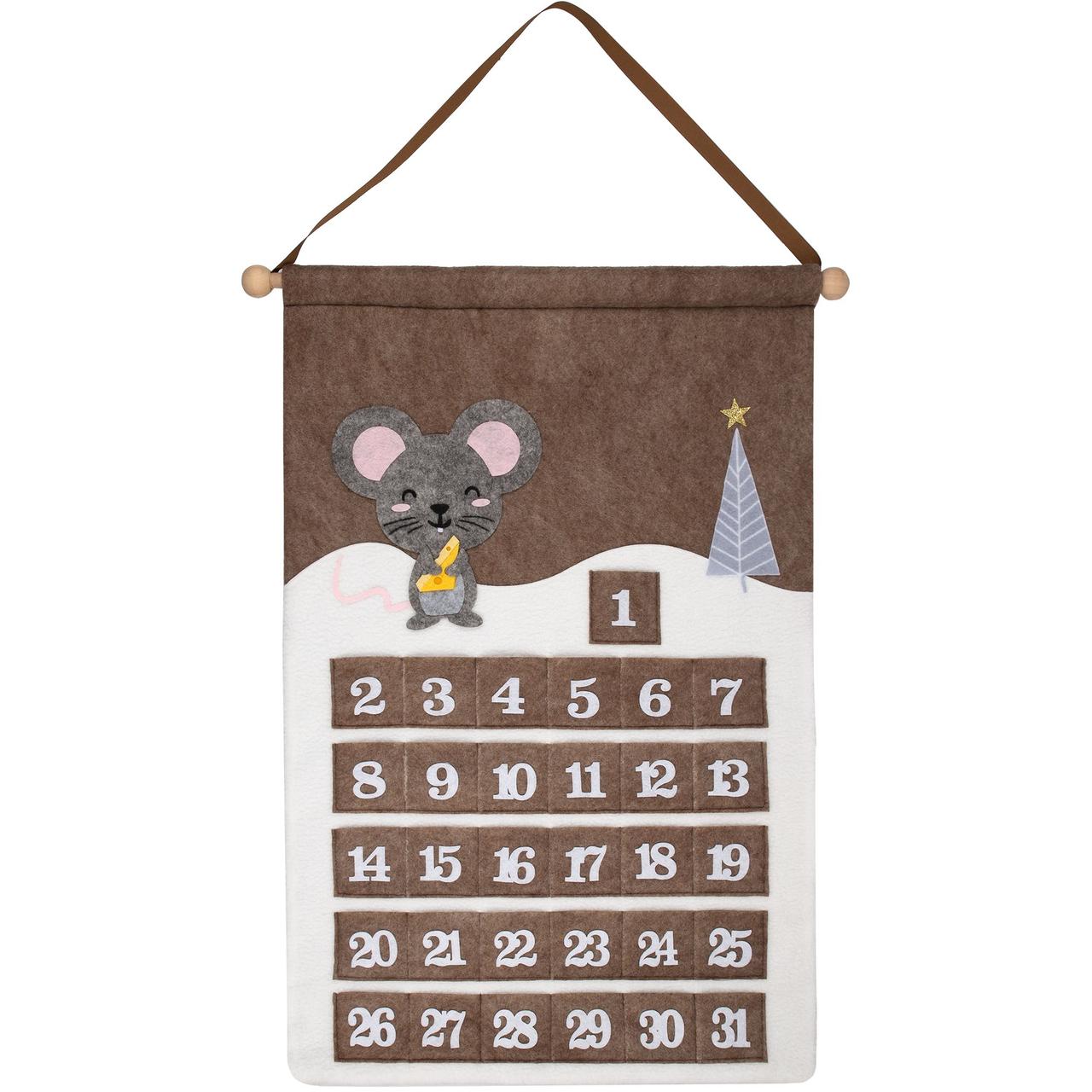 Адвент-календарь Noel, с мышкой (артикул 12811.03)