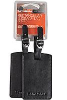 Набор из 2 бирок Luggage Accessories, черный (артикул U23-09205)