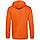 Толстовка с капюшоном унисекс BNC Organic, оранжевая (артикул WU33B233), фото 2