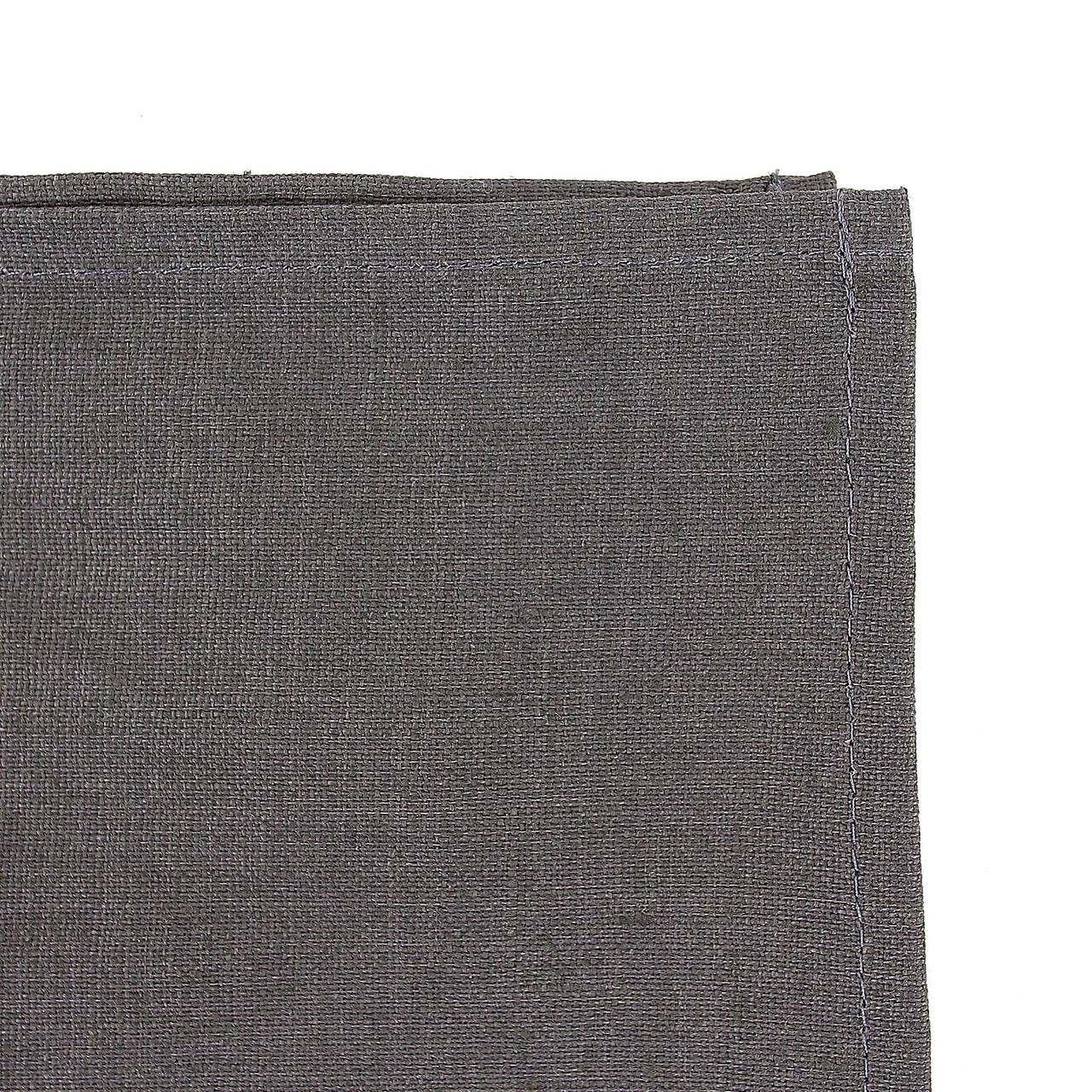 Скатерть Essential с пропиткой, квадратная, темно-серая (артикул 10652.10) - фото 2 - id-p88643671