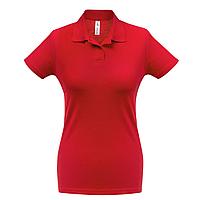 Рубашка поло женская ID.001 красная (артикул PWI11004)