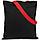 Холщовая сумка BrighTone, черная с красными ручками (артикул 10766.35), фото 2