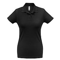 Рубашка поло женская ID.001 черная (артикул PWI11002)