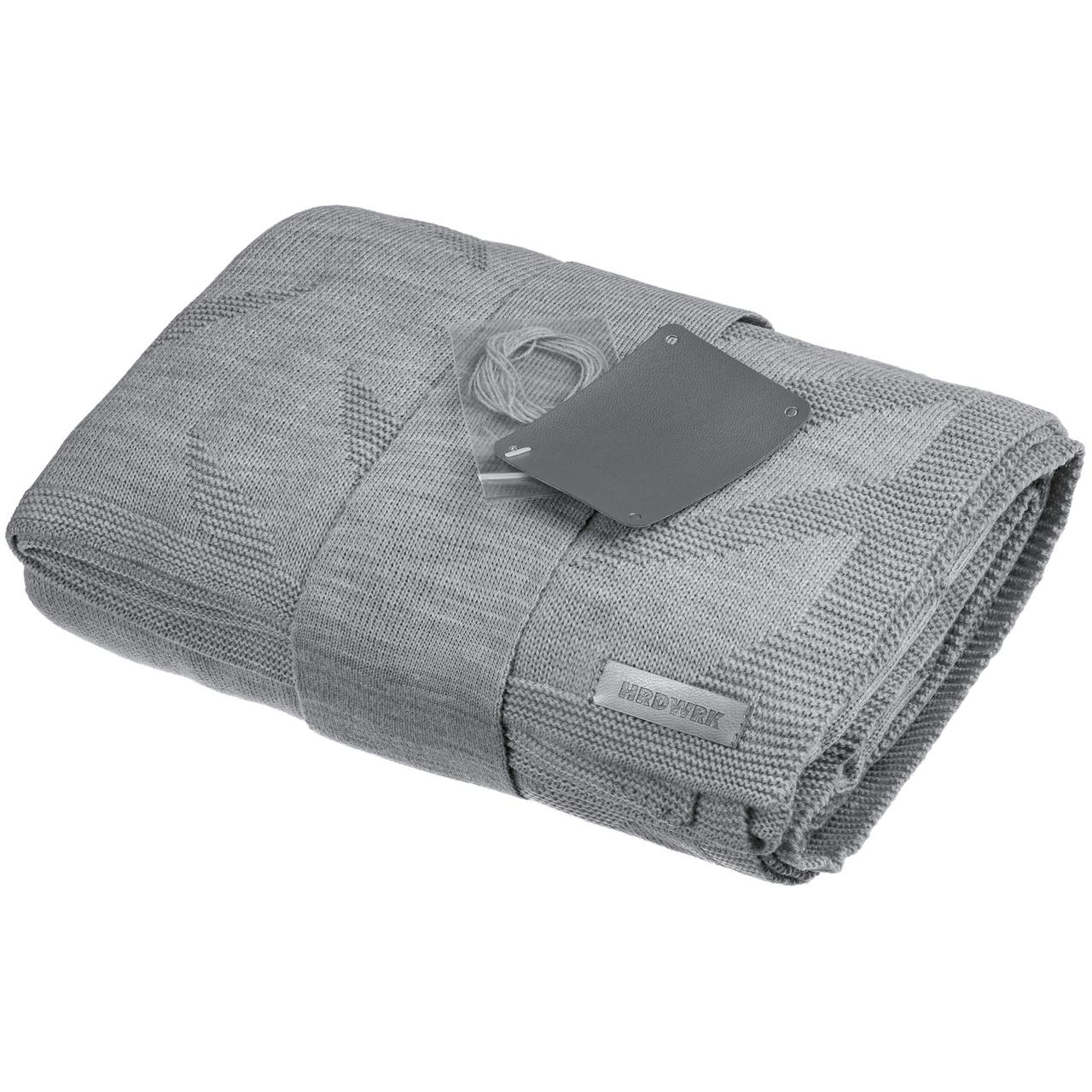 Плед Hard Work, серый меланж (артикул 70127.10)