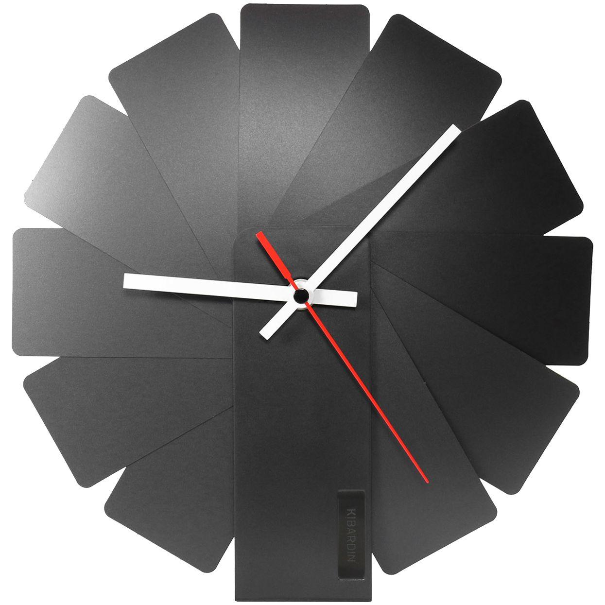 Часы настенные Transformer Clock. Black & Black (артикул 10341.30)