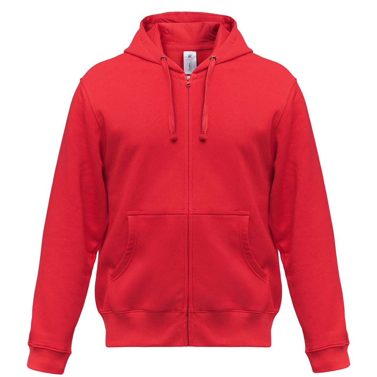 Толстовка мужская Hooded Full Zip красная (артикул WM647004)
