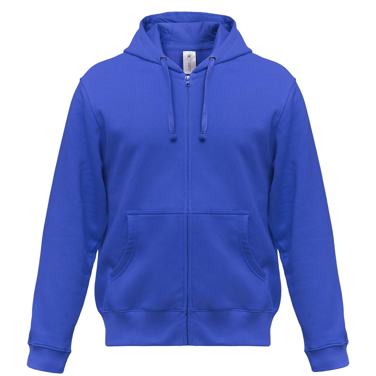 Толстовка мужская Hooded Full Zip ярко-синяя (артикул WM647450)