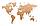 Деревянная карта мира World Map True Puzzle Large, коричневая (артикул 10185.59), фото 6