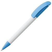 Ручка шариковая Prodir DS3 TPP Special, белая с голубым (артикул 1912.44)